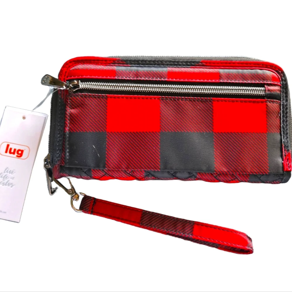 LUG Handspring Buffalo Check Wristlet/Wallet - Picture 2 of 9